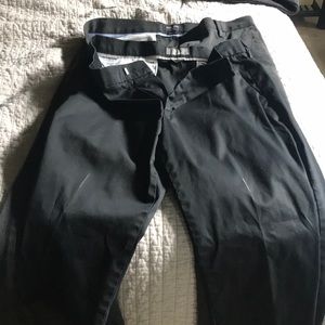 Dockers straight fit pants.